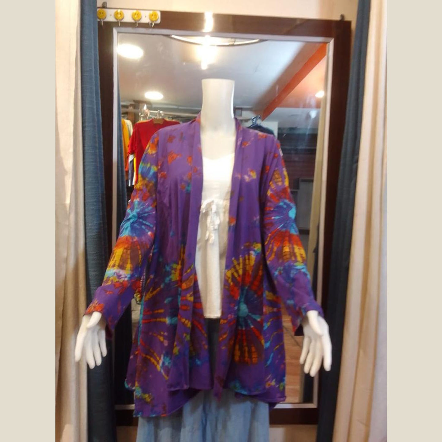 Ganesh Handicrafts-Women Fashion for Open Cardigan Stretchable purple Multicoloured, Women open Cardigan, Women Stretchable for purple Multicolour.