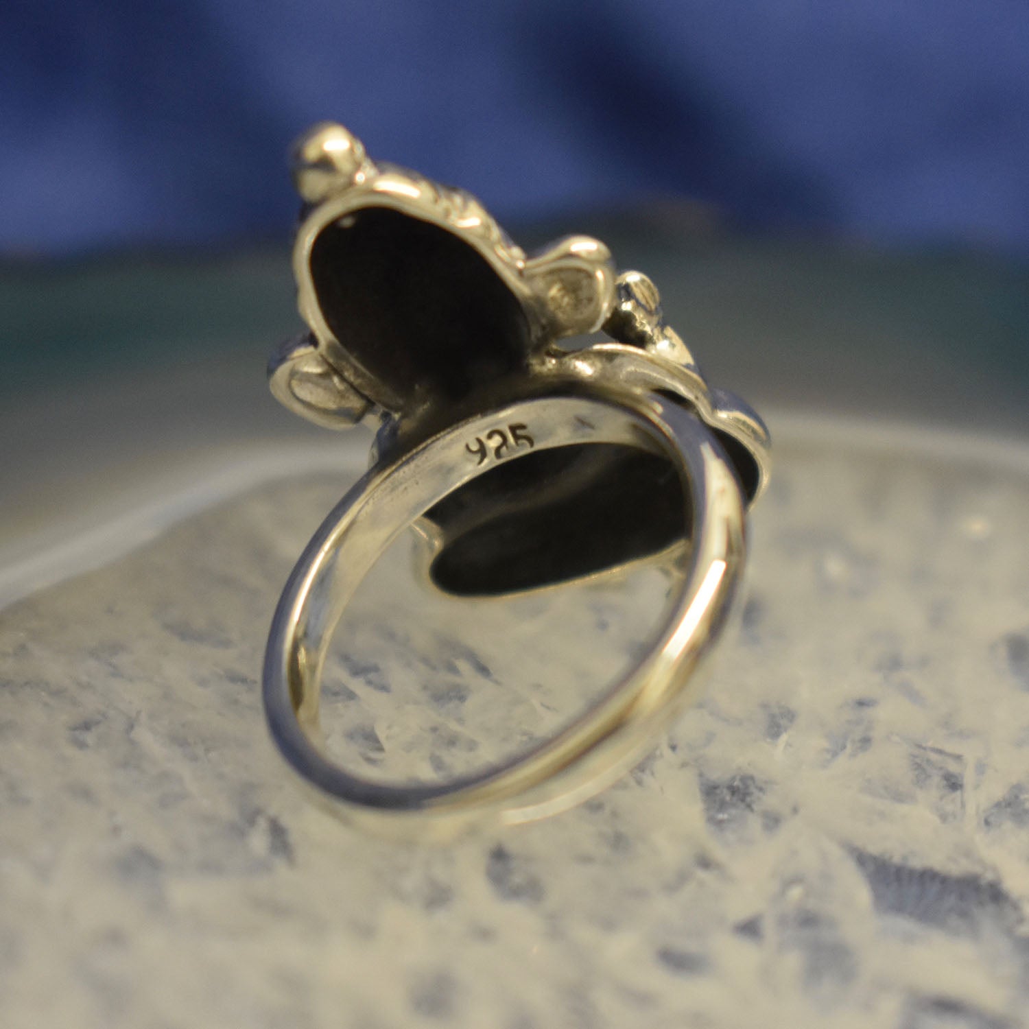 Buy NIEN White Metal Viganharta Ganesh Ring For Women at Amazon.in