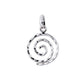 Ganesha Handicrafts, Hammered Silver Spiral Pendant 925 Sterling Silver, 925-1.75g Spiral Pendant, Hammered Silver Spiral Pendant, Women's New Model Pendant, women's Trending Pendant, Women's Stylish Pendant. 