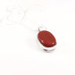 Coral Pendant with Chain (925) Sterling Silver