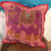 Ganesha Handicrafts Indian Elephant Cotton Cushion Covers, Cushion Covers, Elephant Cushion, Indian Cushion, Indian Elephant Cushion Covers, Cotton Cushion, Cotton Cushion Covers, Multicolour Cushion