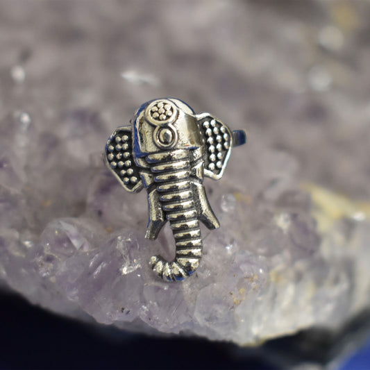 Ganesha Handicrafts Indian Elephant Ring, Ring, Elephant Model Ring, Indian Ring, Elephant Ring, Womens Trending Ring.