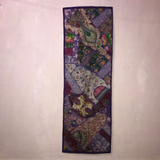 Ganesha Handicrafts Indian Handcrafted Sequin Beaded Table Runner Wall Hanging, Wall Hanging, Sequin Beaded Table Runner, Hancrafted Wall Hanging, Sequin Hanging, Multicolour Hanging