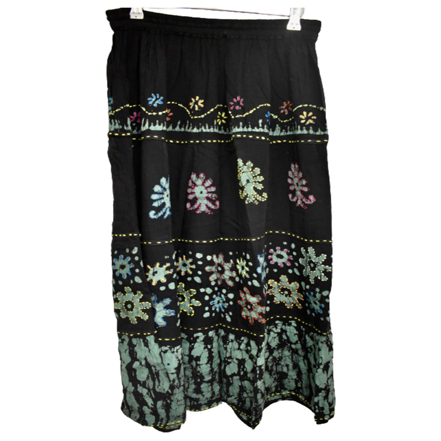 Ganesha Handicrats, Long Summer Skirt, Womens-Long Summer Skirt!, Women's fashion Long Skirt, Long Skirt, Summer Skirt, Trending  Women's Skirt, Black Colour  Long Summer Skirt.