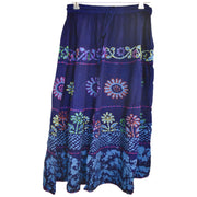 Ganesha Handicrats, Long Summer Skirt, Womens-Long Summer Skirt!, Women's fashion Long Skirt, Long Skirt, Summer Skirt, Trending  Women's Skirt, Blue Colour  Long Summer Skirt.