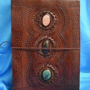 Ganesha Handicrafts Leather-Bound Spell book, Spell Book, Bound Spell Book, Leather Book, Leather Spell Book