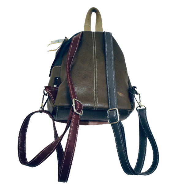 Ganesha Handicrafts Mini Leather Backpack, Leather bag , Mini Bag, Mini Leather Backpack, Bag