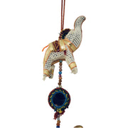 Ganesha handicrafts Mirror elephant hanging, model hanging , Elephant hanging , Mirror hanging