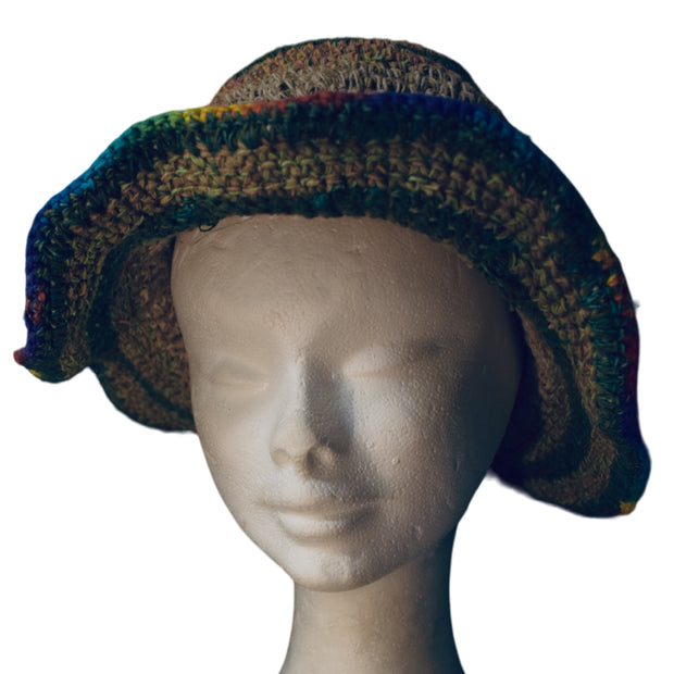 Ganesha Handicrafts Multi Colour Hat, Hat, Colour Hat, Modern Hat, Trending Hat