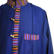 Ganesha Handicrafts Nepalese Long Sleeve Coloured Collar, Long Sleeve, Blue Colour Sleeve, Nepalese Sleeve, collar Sleeve