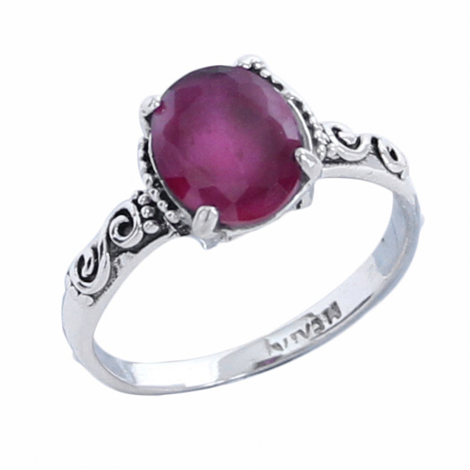 Ganesha Handicrafts, Rough Ruby Delicate Setting 925 Sterling Silver Ring, Rough Ruby Delicate Setting,  925-Silver ruby  Setting Ring, Womens Trending Silver Ring, New Model Ring, Womens New Modern Ring. 