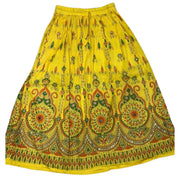 Ganesha Handicrafts Sequin Skirt Long Aztec Pattern, Aztec Pattern, Long Pattern Skirt, Skirt, Sequin Skirt, Yellow Skirt, Sequin Aztec Pattern Skirt