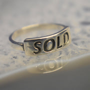 Ganesha handicrafts Silver Sold ring!, Ring, Sold Ring, Silver Ring, Trending Ring, Name ring