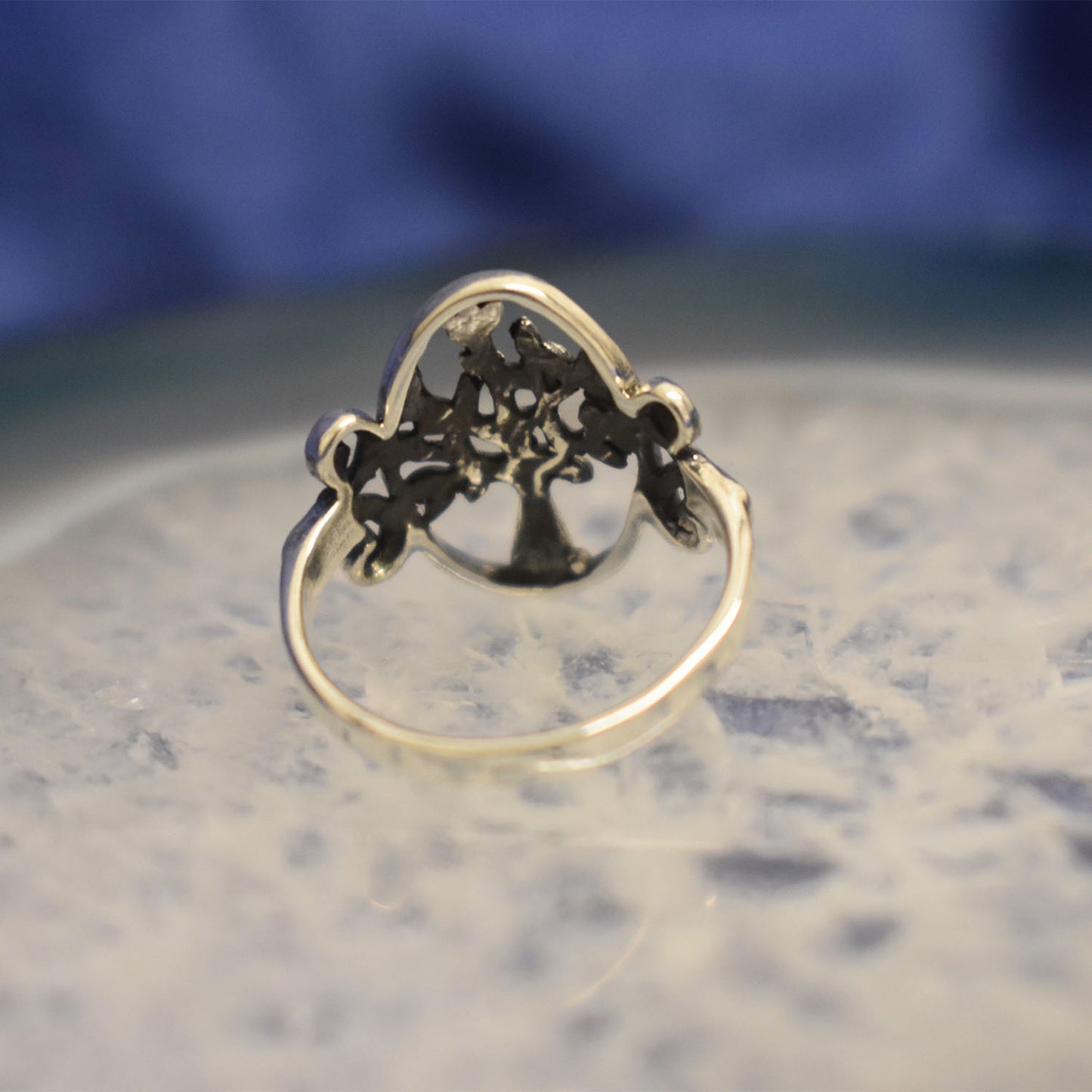 Ganesha Handicrafts Silver Tree of Life Ring, Ring, Silver Ring, Tree Ring, Tree of Line, Fashion Ring