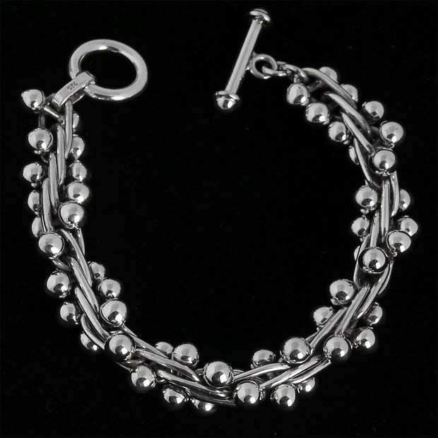 Ganesha Handicrafts, Silver Berry Vine Bracelet (925), Silver Bracelet, 925-Silver Bracelet, Womens New Modern Bracelet, Trending Women's Bracelet, Women's Stylish Fashion Bracelet. 