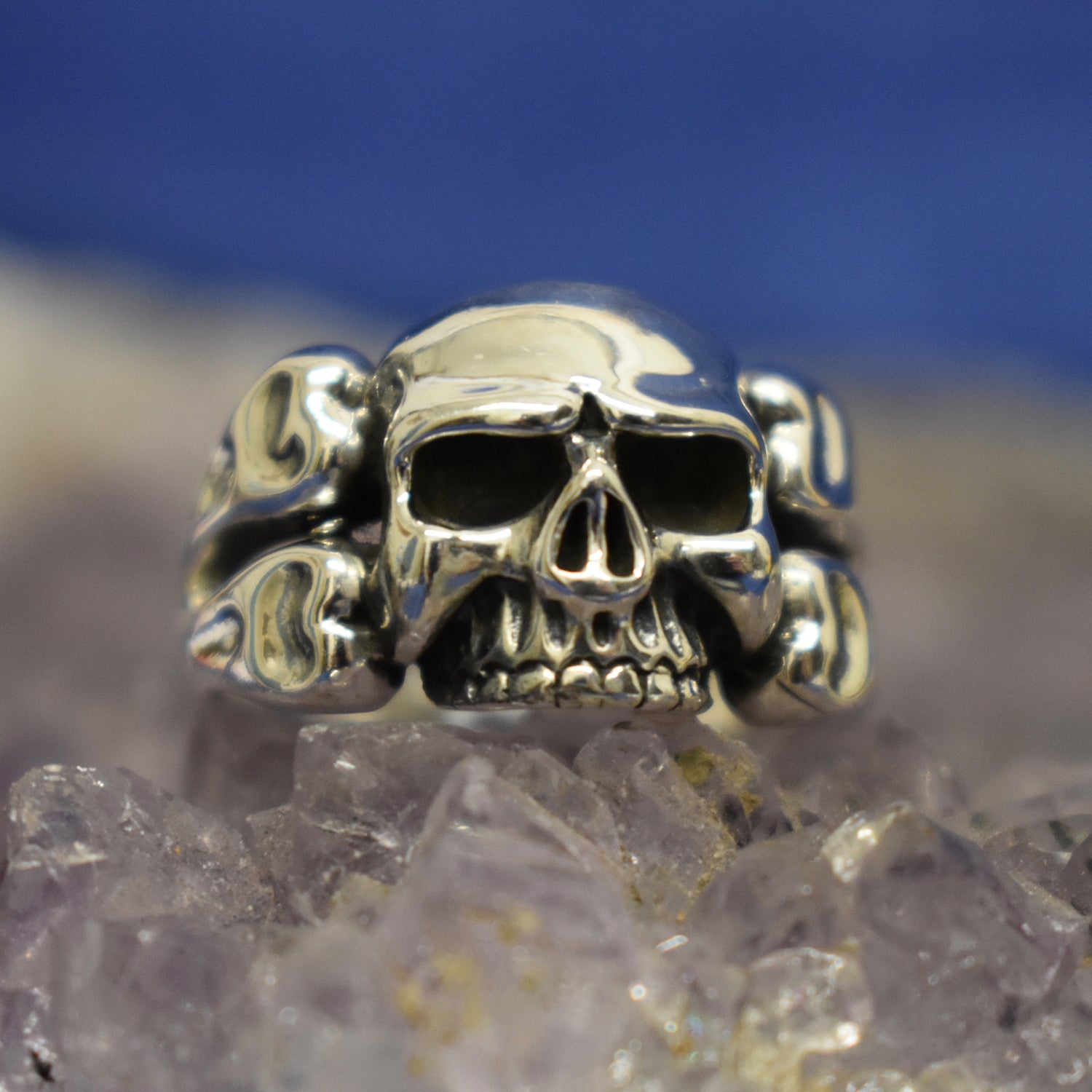 Ganesha Handicrafts, Skull ring, ring, Skull type ring, New Trending Ring, Stylish Ring, Unisex Ring, Group Model Ring, Modern Ring.  