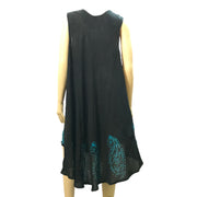 Ganesha Handicrafts Solid Colour Print Cut Sleeve Dress, Dress, Print Cut Sleeve, Solid Colour, Pure Quality
