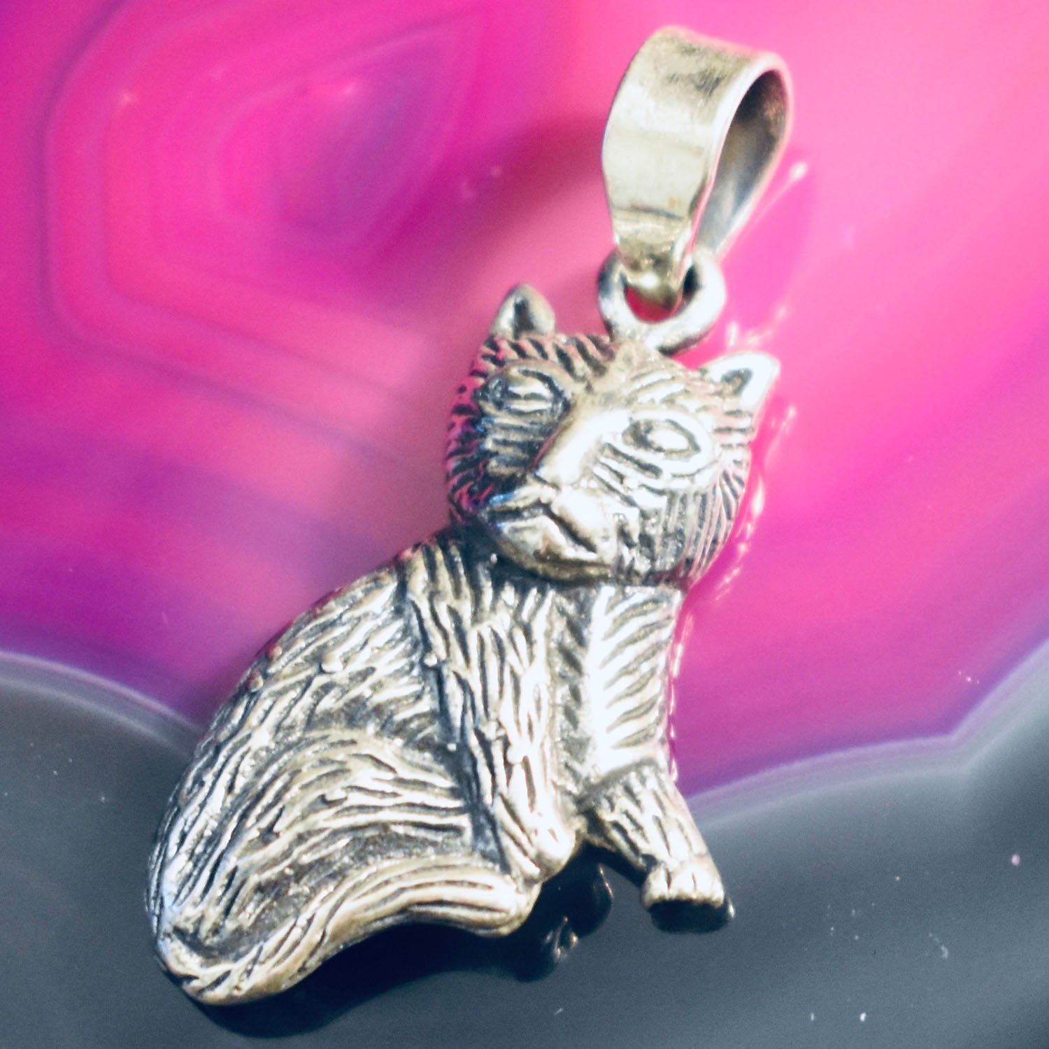 Ganesha Handicrafts Sterling Silver Cat Pendant, Pendant, Cat Pendant, Silver Pendant, Sterling Pendant, Animal Pendant, New Trending Pendant