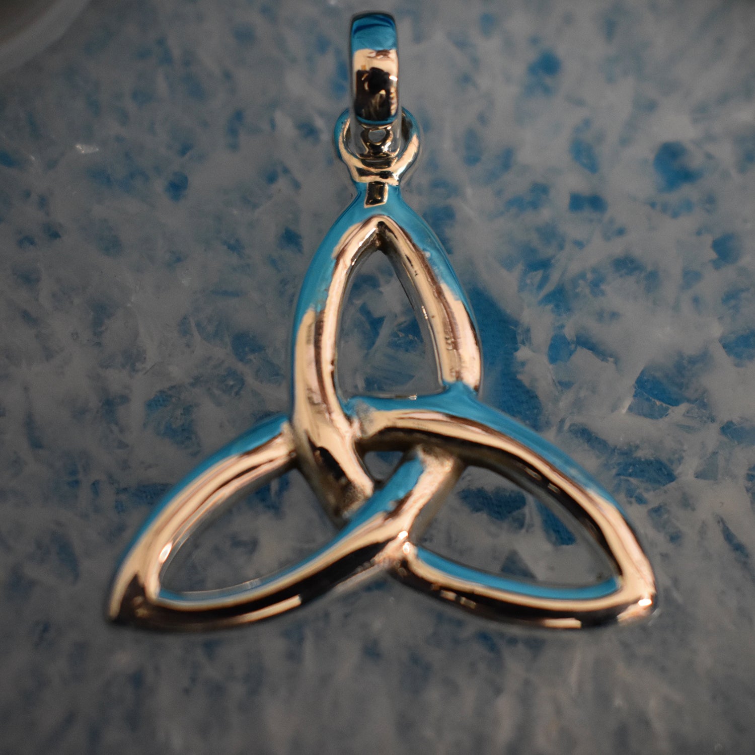 Ganesha Handicrafts, Sterling Silver Celtic Triangle Triquetra Pendant (925), Sterling Silver Pendant, 925-Silver Pendant, Women's Trending Pendant, New Model Pendant, Women's  New Modern Pendant. 