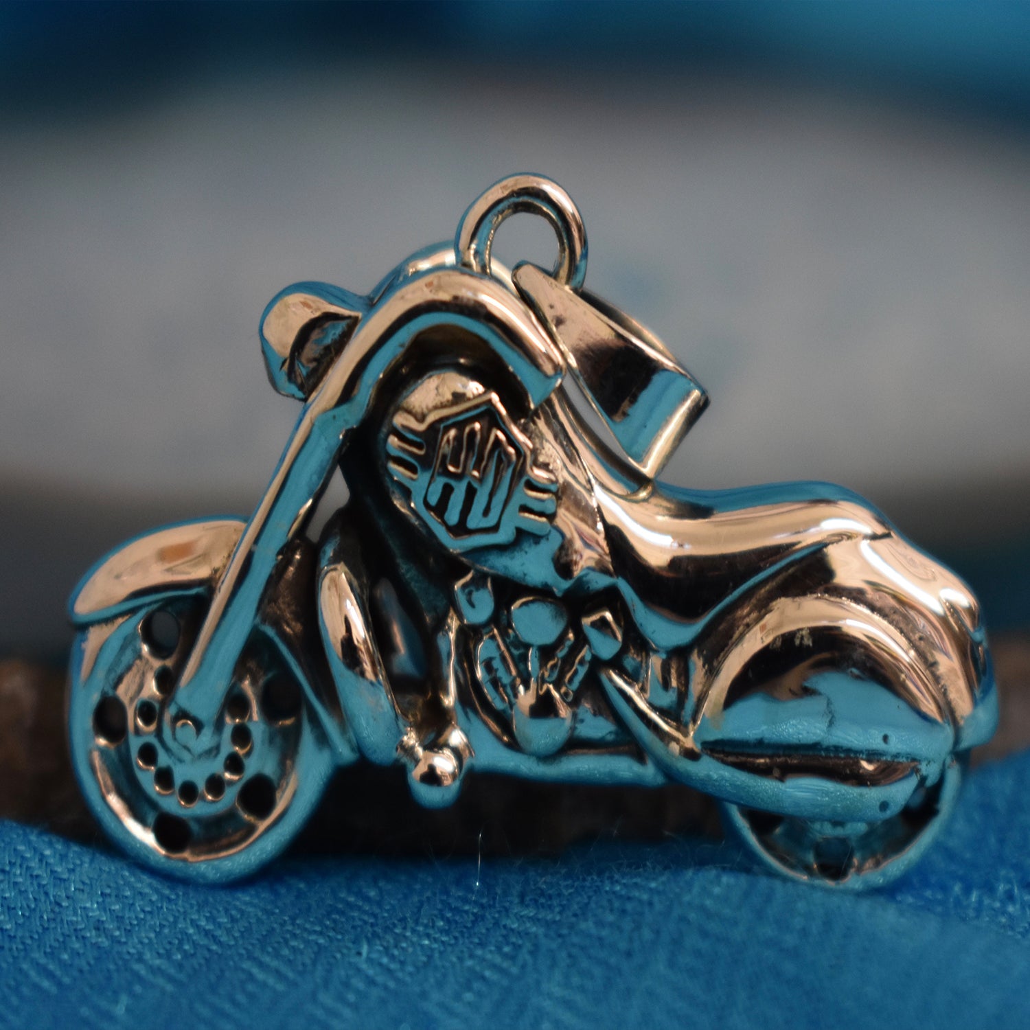 Ganesha Handicrafts, Sterling Silver HD Chopper Motorbike Pendant (925), Sterling Silver Pendant, Chopper Motorbike Pendant, 925-Sterling Silver Pendant, Trending Pendant, New Modern Pendant. 