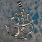 Ganesha Handicrafts, Sterling Silver Om Pendant (925), Sterling Silver Om Pendant, Om Silver Pendant, 925-Silver OM Pendant, Traditional Pendant, Trending Pendant.