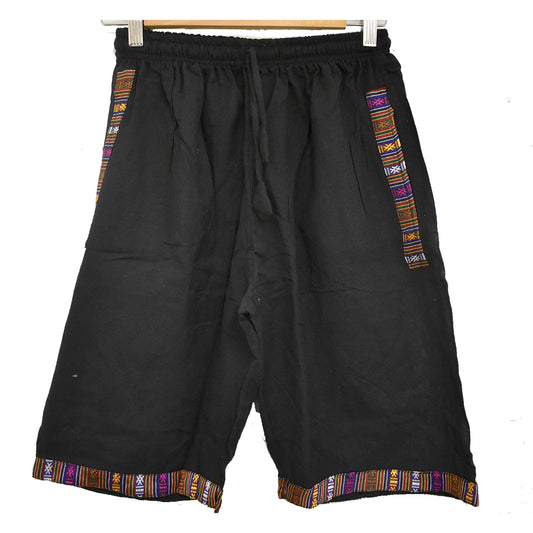 Ganesha Handicrafts, Summer Unisex Shorts, Summer shorts, Unisex Shorts, New Trending Mens Shorts, Mens Summer Shorts, traditional Unisex Shorts, Black Colour Summer Shorts.