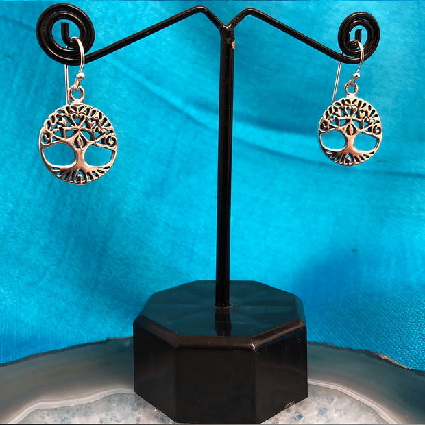 Ganesha Handicrafts, Tree of Life Earrings (925) Sterling Silver, Tree of Life Earrings, 925-Sterling Silver  Earrings, Silver Life Tree pendant, Womens New Trending pendant, New Model Pendant, Womens Fashion Pendant. 