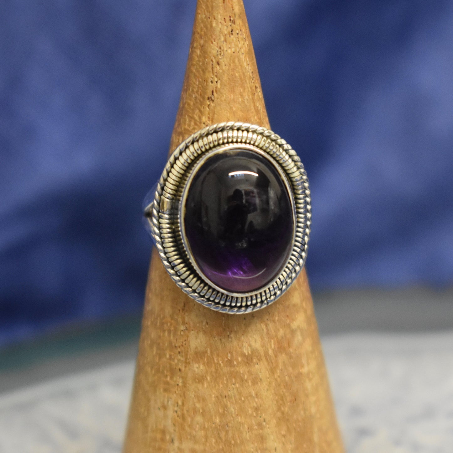 Ganesha Handicrafts, Vintage Detailed Amethyst Ring, Vintage Amethyst Ring, Amethyst Ring, Womens Trending  Ring, 925-Streling Silver Amethyst Ring, Silver Vintage Ring, Womens New Model Ring. 