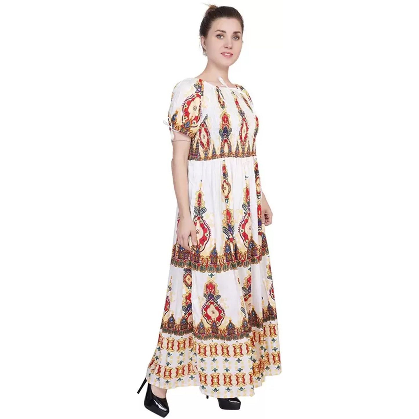 Women Maxi Dress Floral Pattern