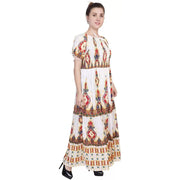 Women Maxi Dress Floral Pattern
