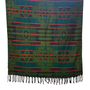 Ganesha Handicrafts Women's 100% Printed woolen Shawl, Shawl, Printed 100% woolen shawl, Womens Shawl, Printed Shawl, 100% Printed shawl, Multicoloured Shawl, Green Shawl