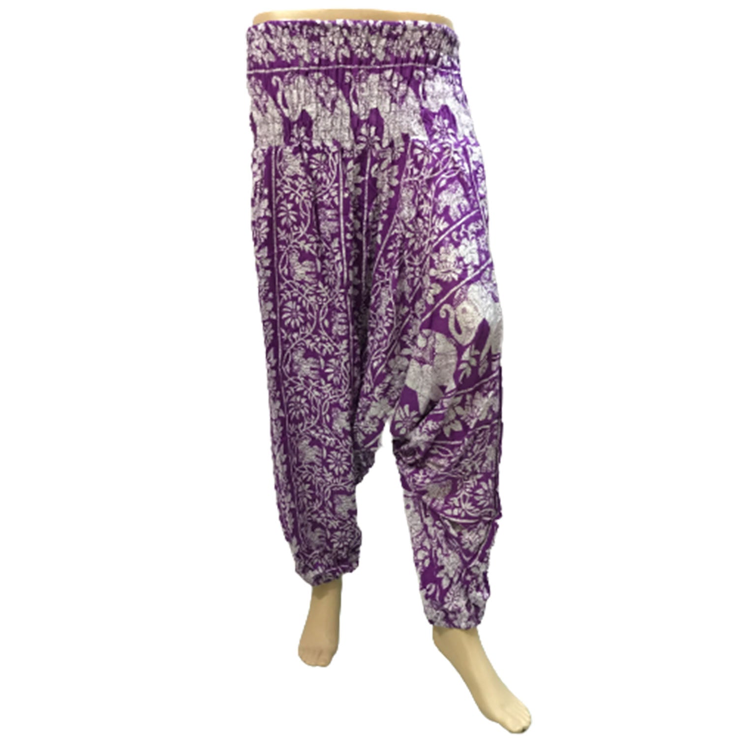 Ganesha Hndicrafts women Printed Harem Trousers , Multicolour trousers , Printed trousers , Handicraft trouser , modern trousers