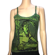 Ganesha Handicrafts Womens Printed Solid Colour Vest Top, Vest Top, Top, Colour Vest Top, Colour Top, Solid Colour Vest, Solid Colour Top, Printed Top, Womens Top, Womens Printed Vest Top
