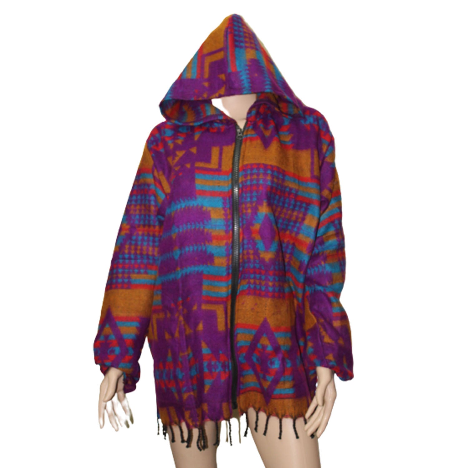 Ganesha Handicrafts Woollen Hoodies , Multicolour hoodies , Modern hoodies , Stylish hoodies , Designing hoodies , Trending hoodies